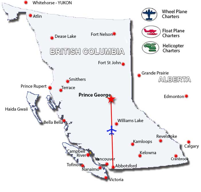 Prince George Charter Flights 